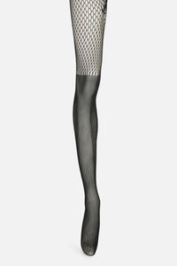 Black Friday - Fishnet Thigh Tights - black