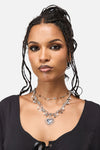Black Friday - Charmed Necklace - silver