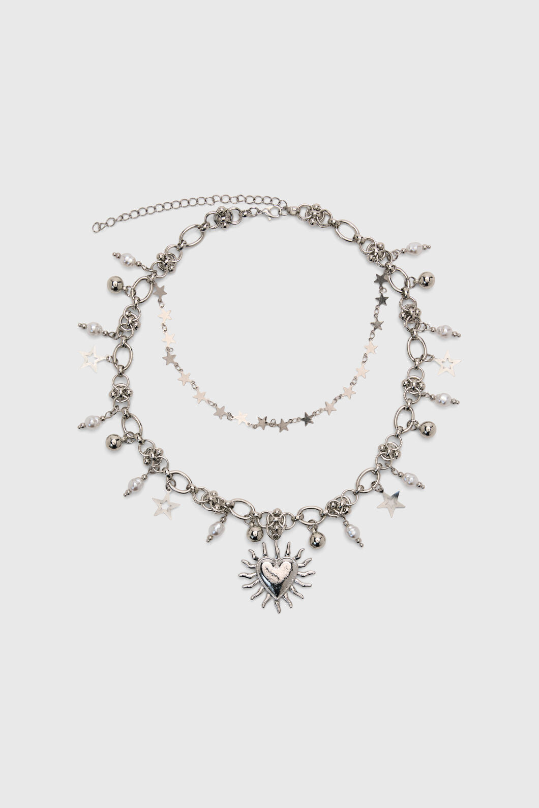 Black Friday - Charmed Necklace - silver