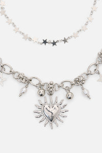 Black Friday - Charmed Necklace - silver