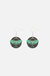 Black Friday - Night Moth Earrings - black