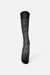Black Friday - Hearts Long Mesh Socks - black