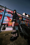 Black Friday - Fluffy Eyelet Bag - black