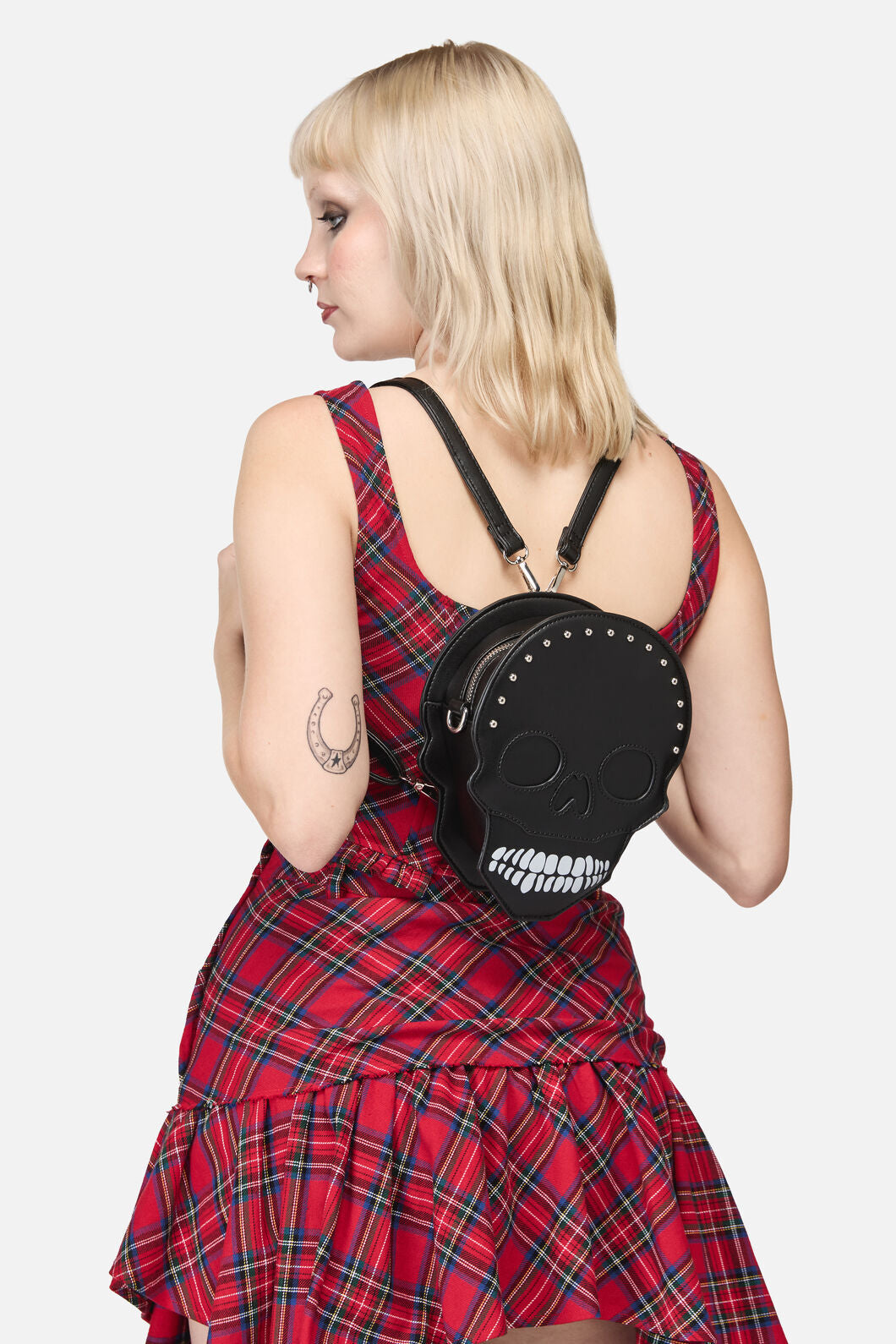 Black Friday - Skull Two Way Bag - black