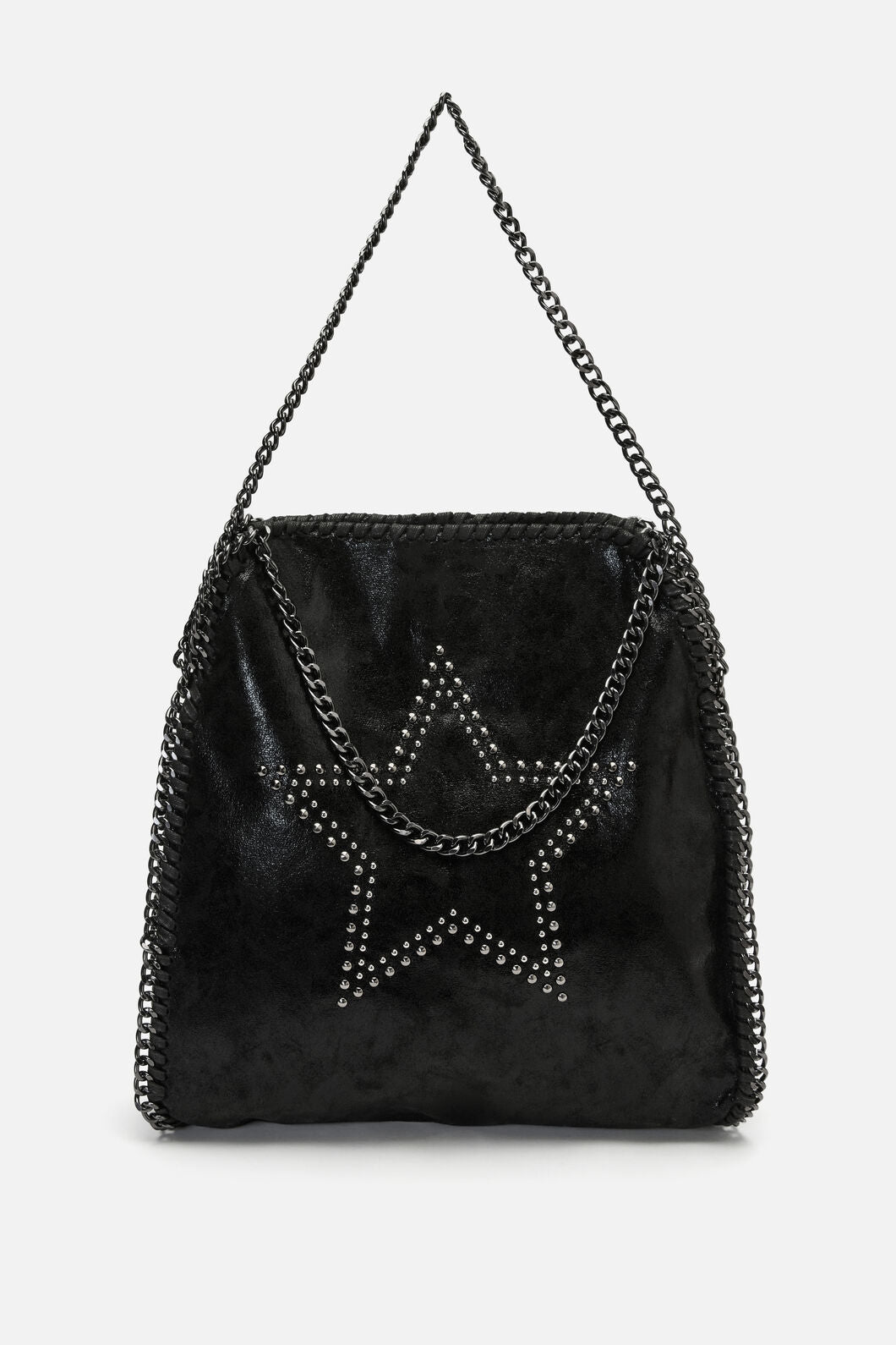 Black Friday - Star & Chain Slouch Bag - black