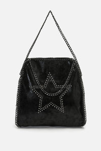 Black Friday - Star & Chain Slouch Bag - black