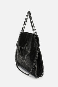 Black Friday - Star & Chain Slouch Bag - black