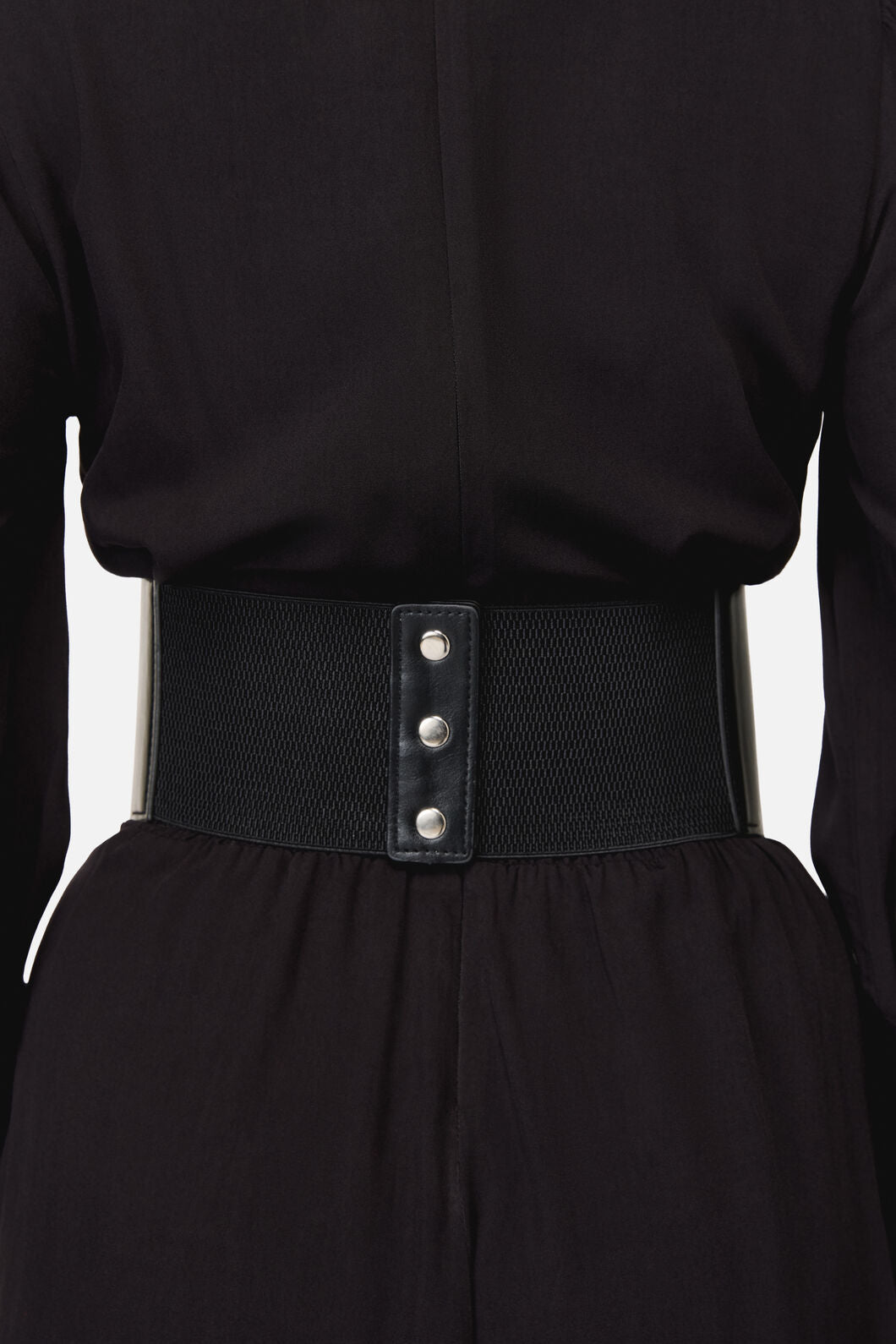 Black Friday - Side Ringed Corset Belt - black
