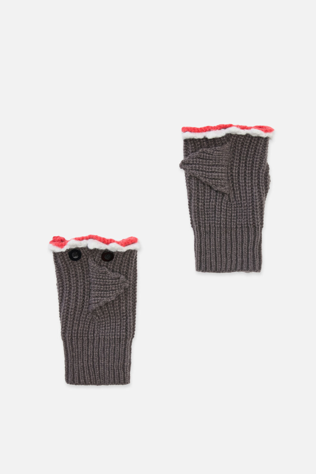 Black Friday - Shark Fingerless Gloves - grey