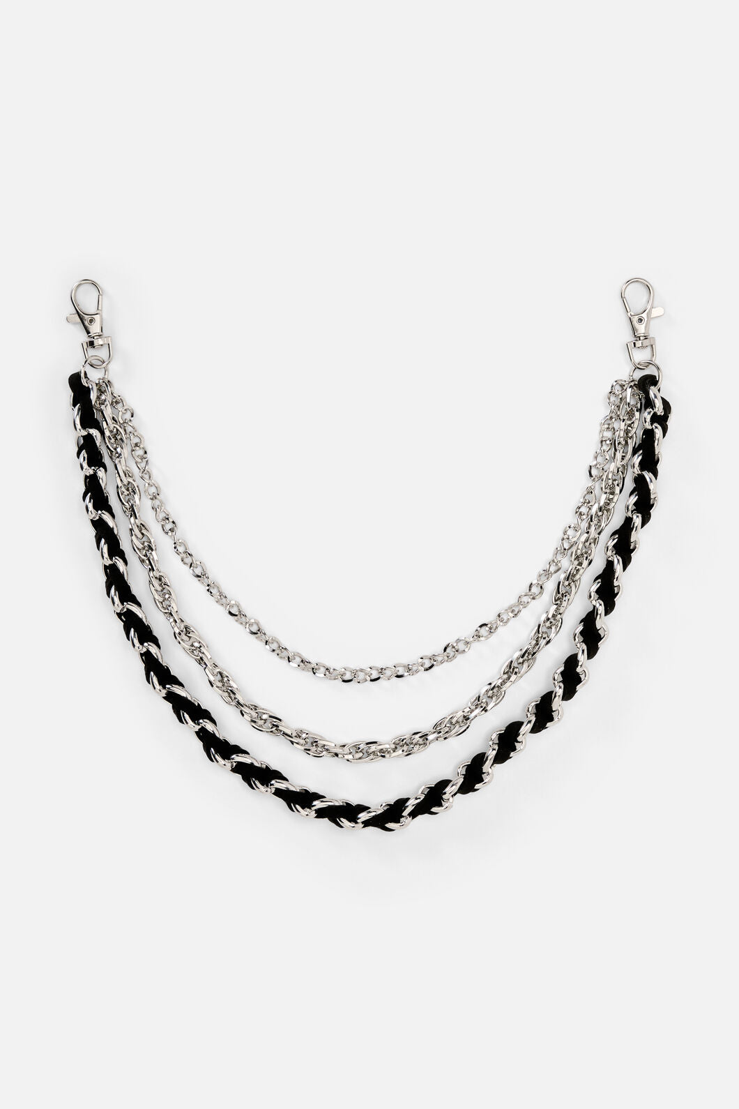 Black Friday - Roped In Pant Chain - silver-black