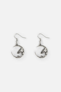 Black Friday - Night Skull Earrings - silver