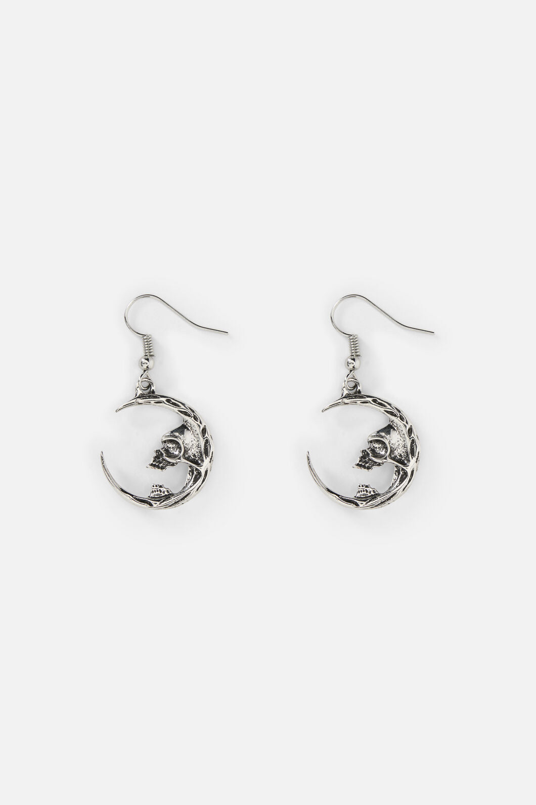 Black Friday - Night Skull Earrings - silver