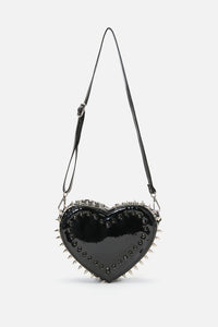 Black Friday - Spiked Heart Two Way Bag - black
