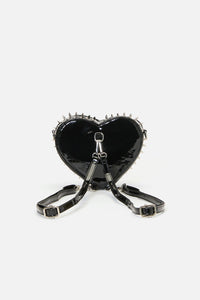 Black Friday - Spiked Heart Two Way Bag - black