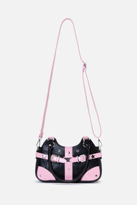 Black Friday - Black & Pink Handbag - black-pink