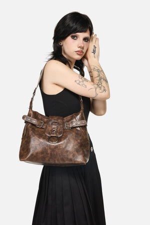 Black Friday - Worn Out Hardware Bag - chocolate