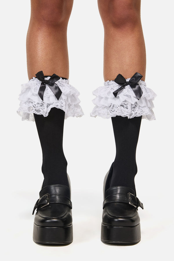 Black Friday - Super Ruffle Socks - black