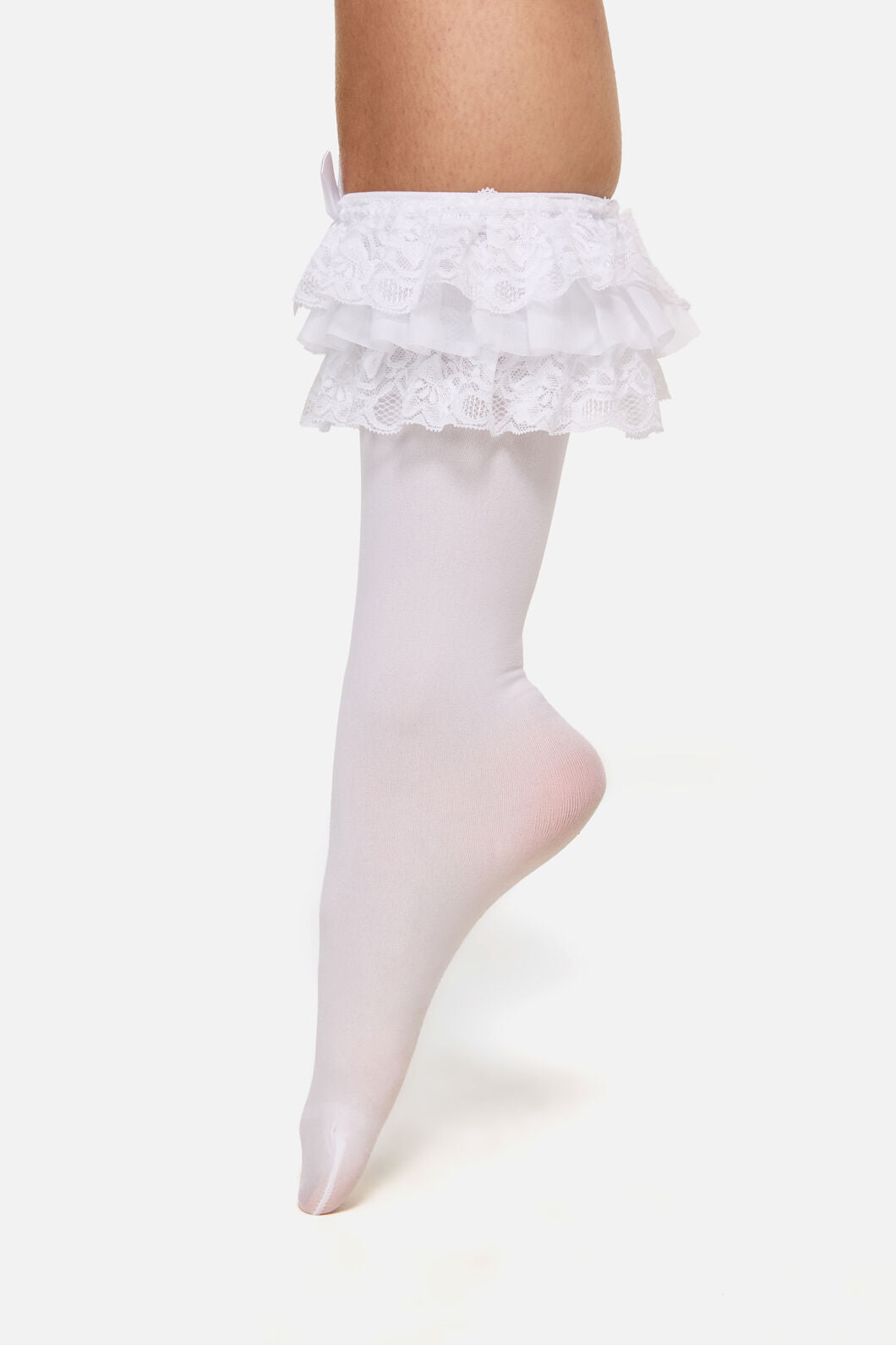 Black Friday - Super Ruffle Socks - white