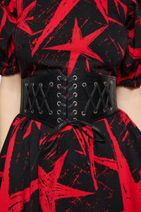 Black Friday - Criss Cross Waist Belt - black