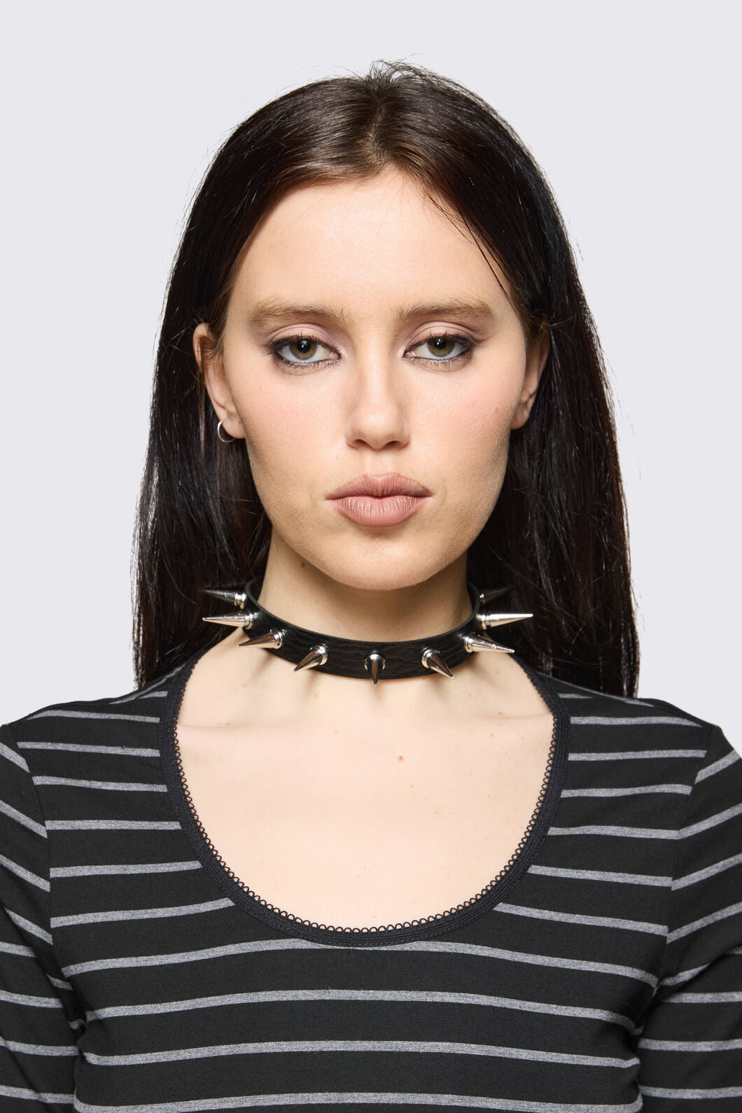 Black Friday - Spike Narrow Choker - black
