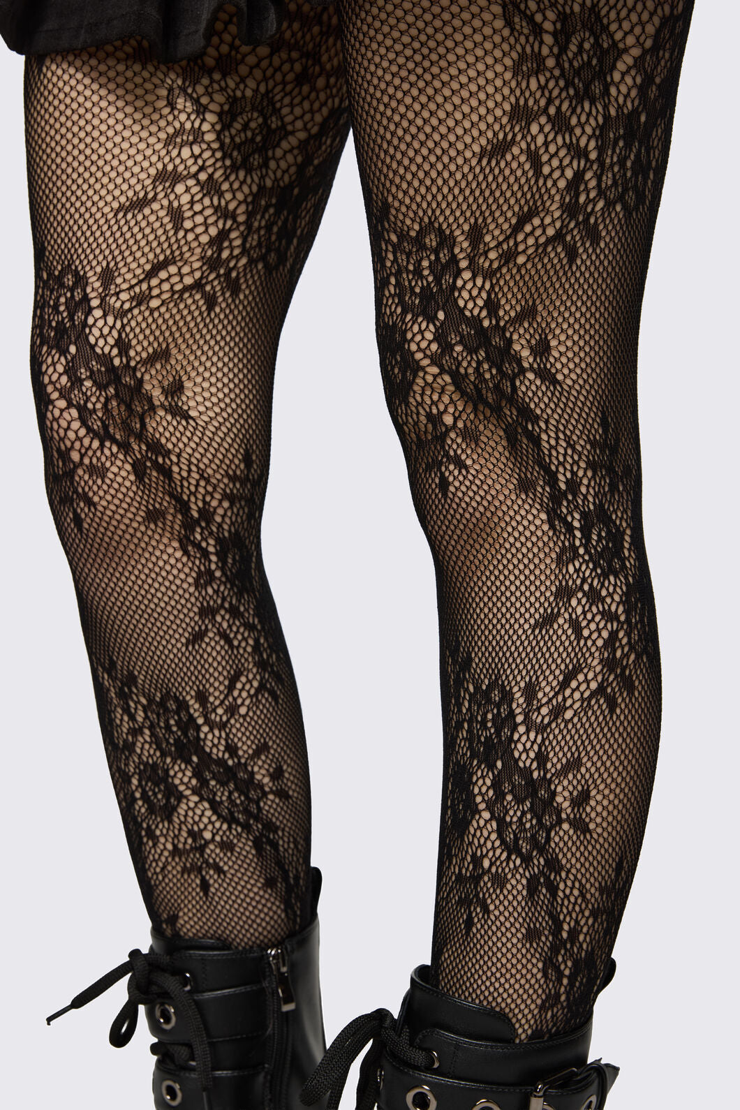 Black Friday - Black Budding Romance Tights - black