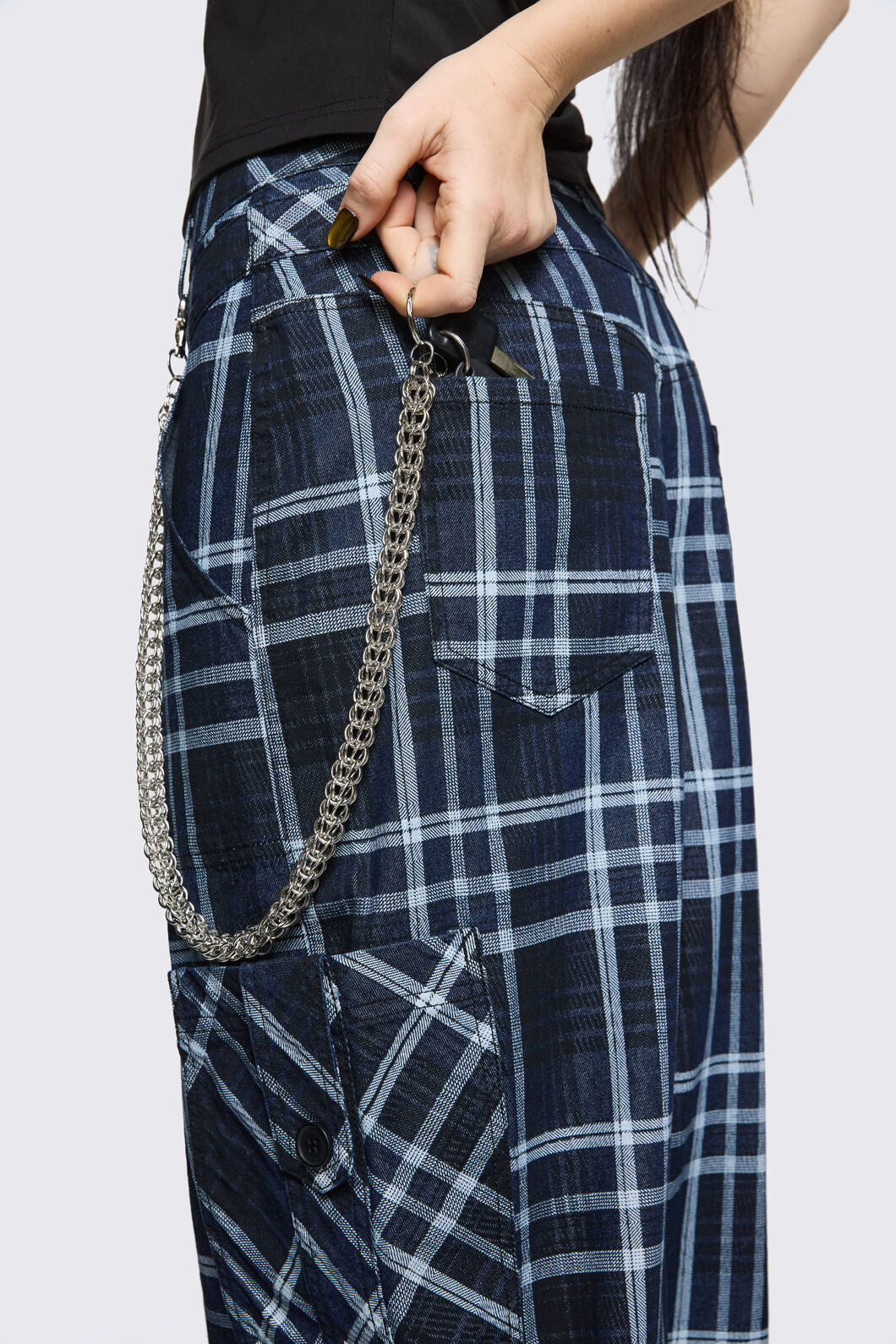 Black Friday - Chainmail Chunky Pant Chain - silver