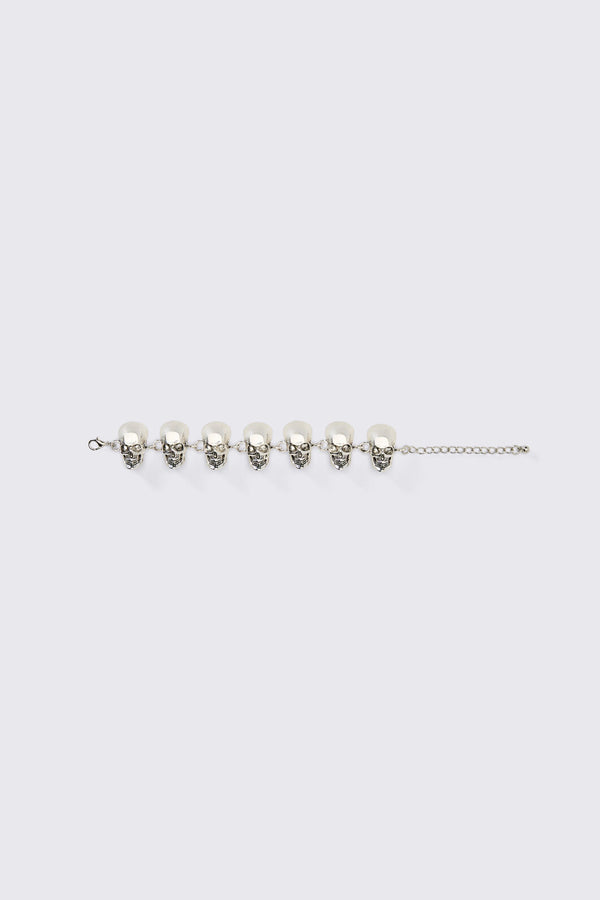 Black Friday - Skulls Bracelet - silver