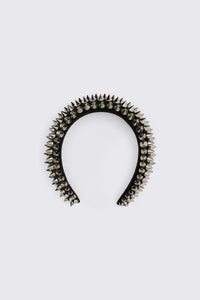 Black Friday - Spiked Headband - black-silver