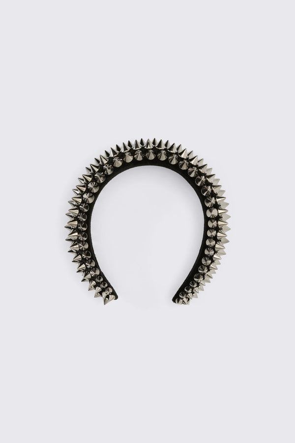 Black Friday - Spiked Headband - black-silver