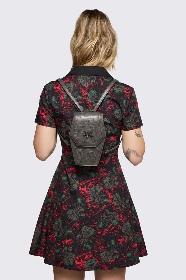 Black Friday - Spider Coffin Two Way Bag - dark-grey