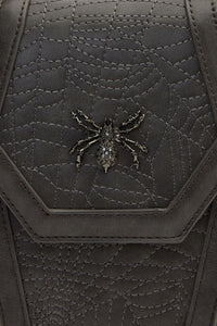 Black Friday - Spider Coffin Two Way Bag - dark-grey