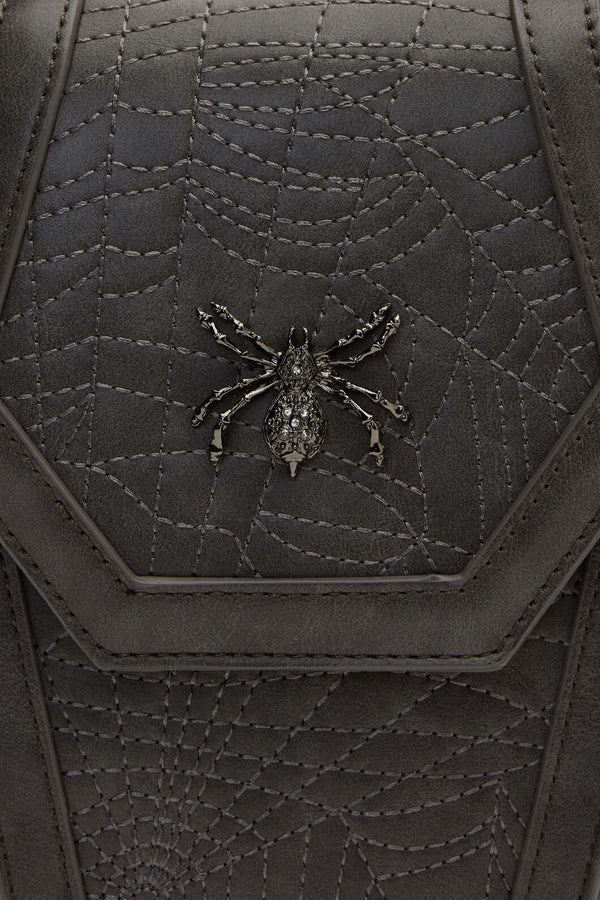 Black Friday - Spider Coffin Two Way Bag - dark-grey