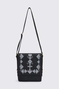 Black Friday - Sunday Embroidered Canvas Bag - black