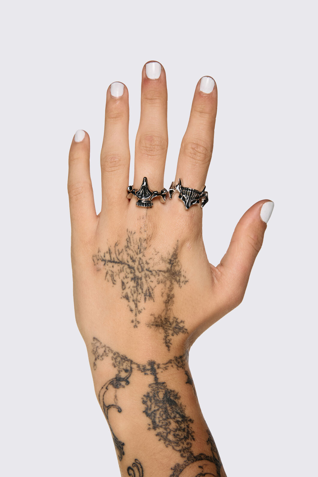 Black Friday - Stackable Skull Ring - silver