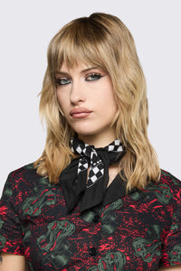 Black Friday - Paisley Skull Bandana - black