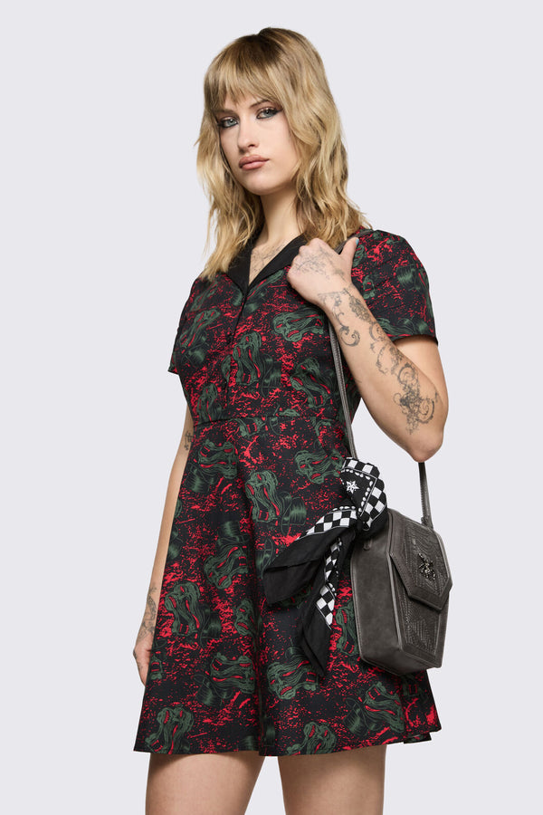 Black Friday - Paisley Skull Bandana - black