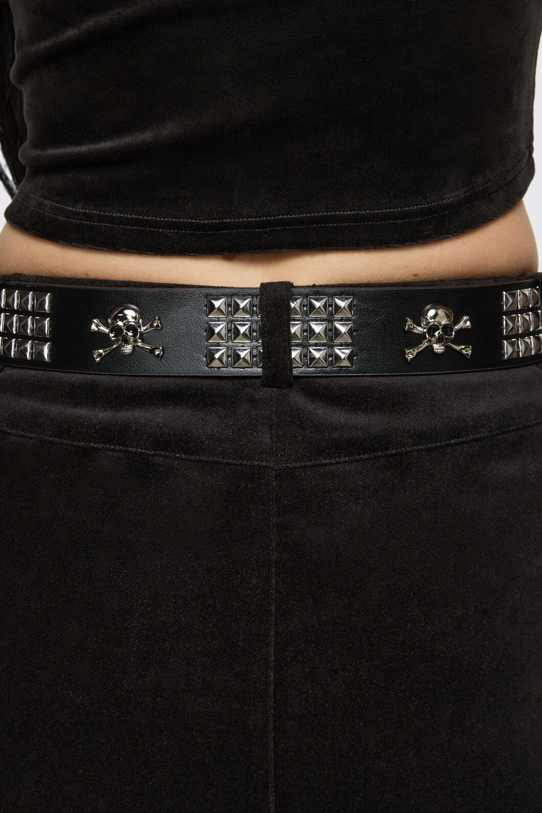 Black Friday - Skull & Stud Belt - black