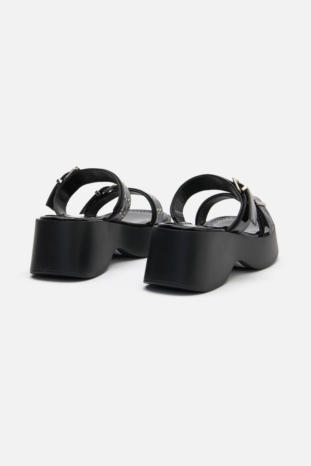 Black Friday - Buckle Slide Shoes - black