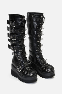 Black Friday - Punked Out Boots - black