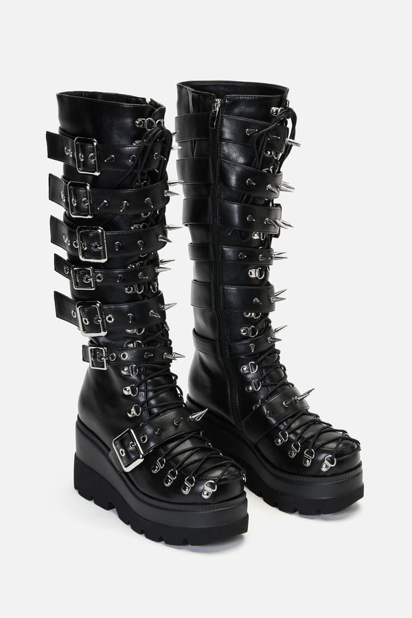 Black Friday - Punked Out Boots - black