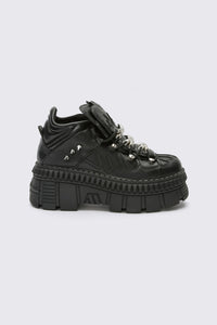 Black Friday - Flaming Platform Sneakers - black