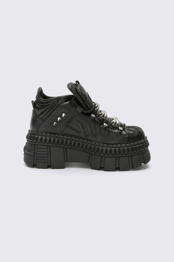 Black Friday - Flaming Platform Sneakers - black