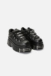 Black Friday - Washed Hardcore Platform Sneakers - black