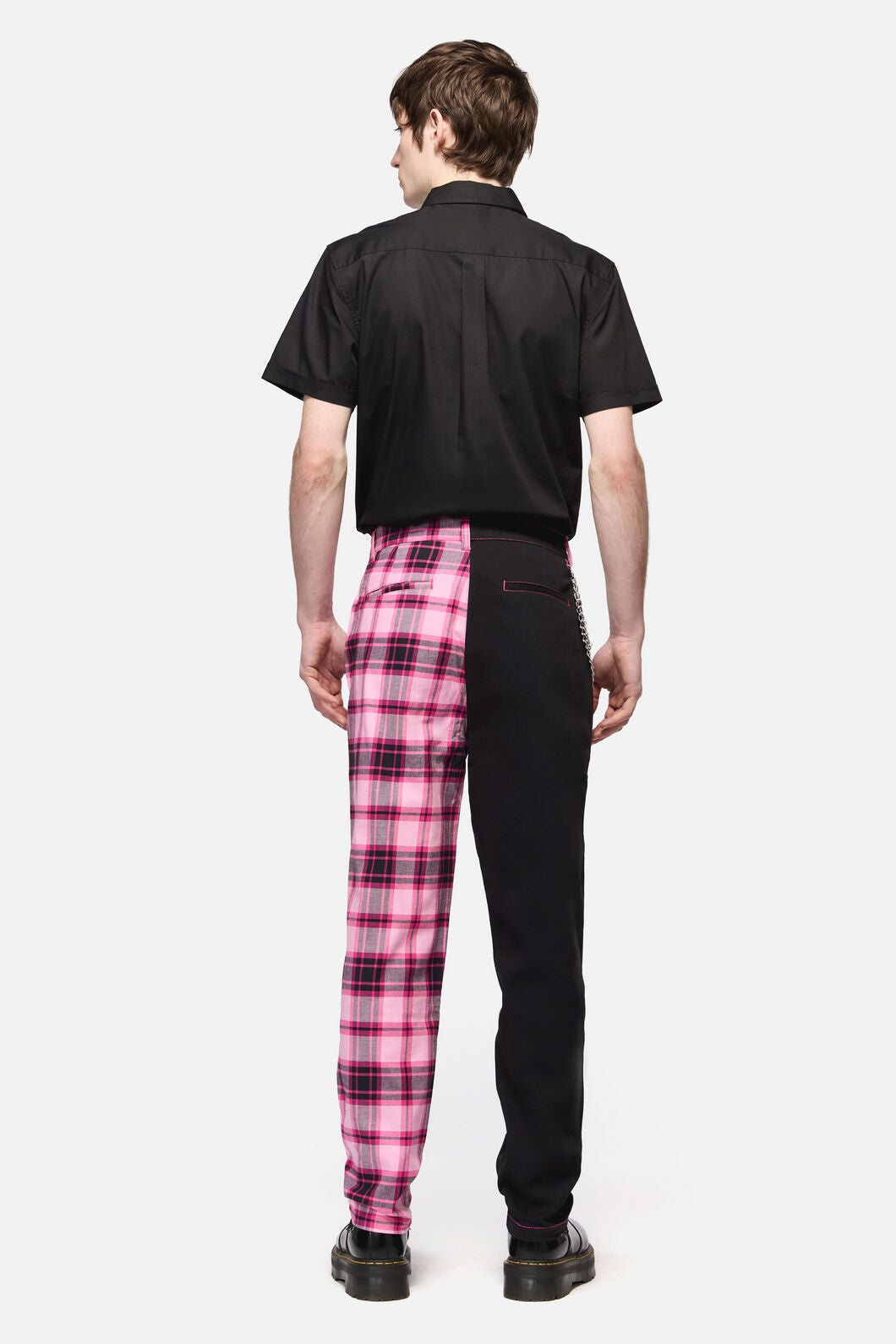 Dangerfield NZ - Rococo Life ContrastTartanPant - black-pink