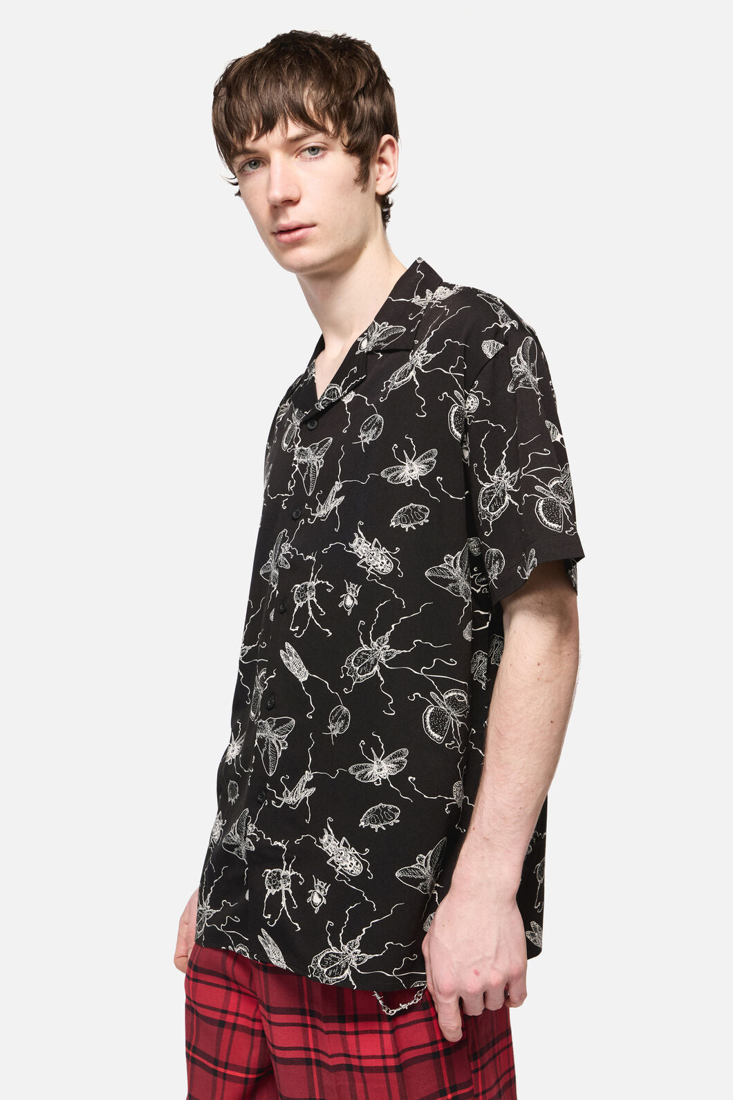Dangerfield NZ - Dark Pieridae ShortSleeveShirt - black