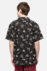 Dangerfield NZ - Dark Pieridae ShortSleeveShirt - black
