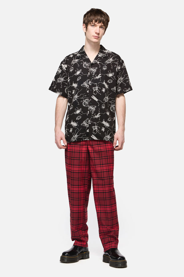Dangerfield NZ - Dark Pieridae ShortSleeveShirt - black
