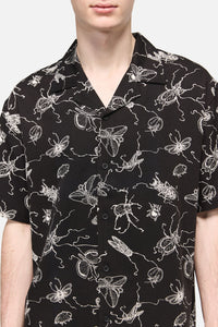 Dangerfield NZ - Dark Pieridae ShortSleeveShirt - black