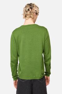 Dangerfield NZ - Insect Obsessed Cable Knit Jum - green