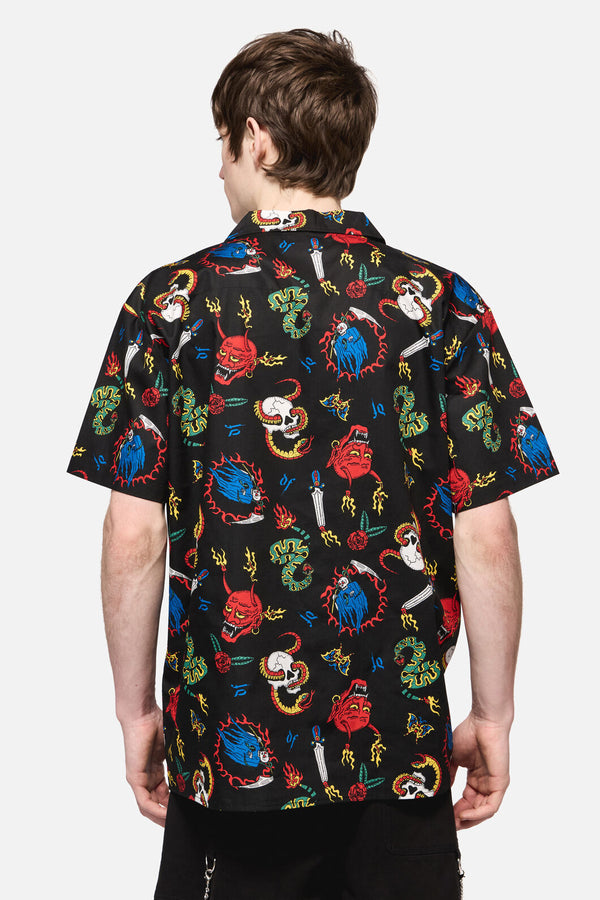 Dangerfield NZ - Dangerous Grunge SS Shirt - multi